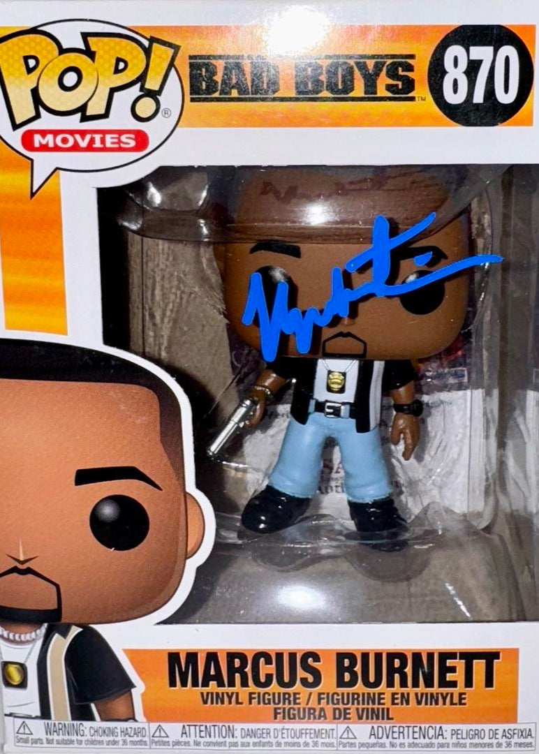 Martin Lawrence Signed Funko Pop #870 "Marcus Burnett" (Bad Boys) - JSA COA